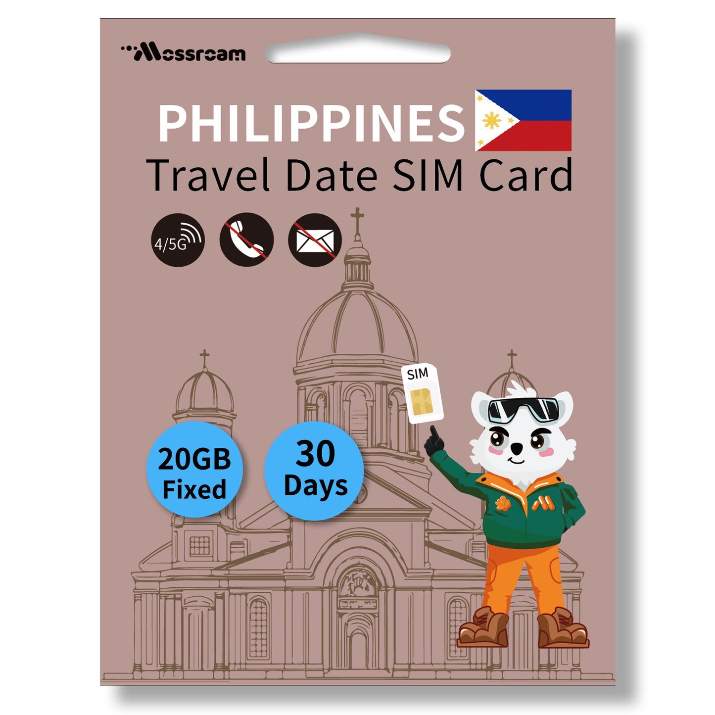 Philippines 3-in-1 Data SIM Card