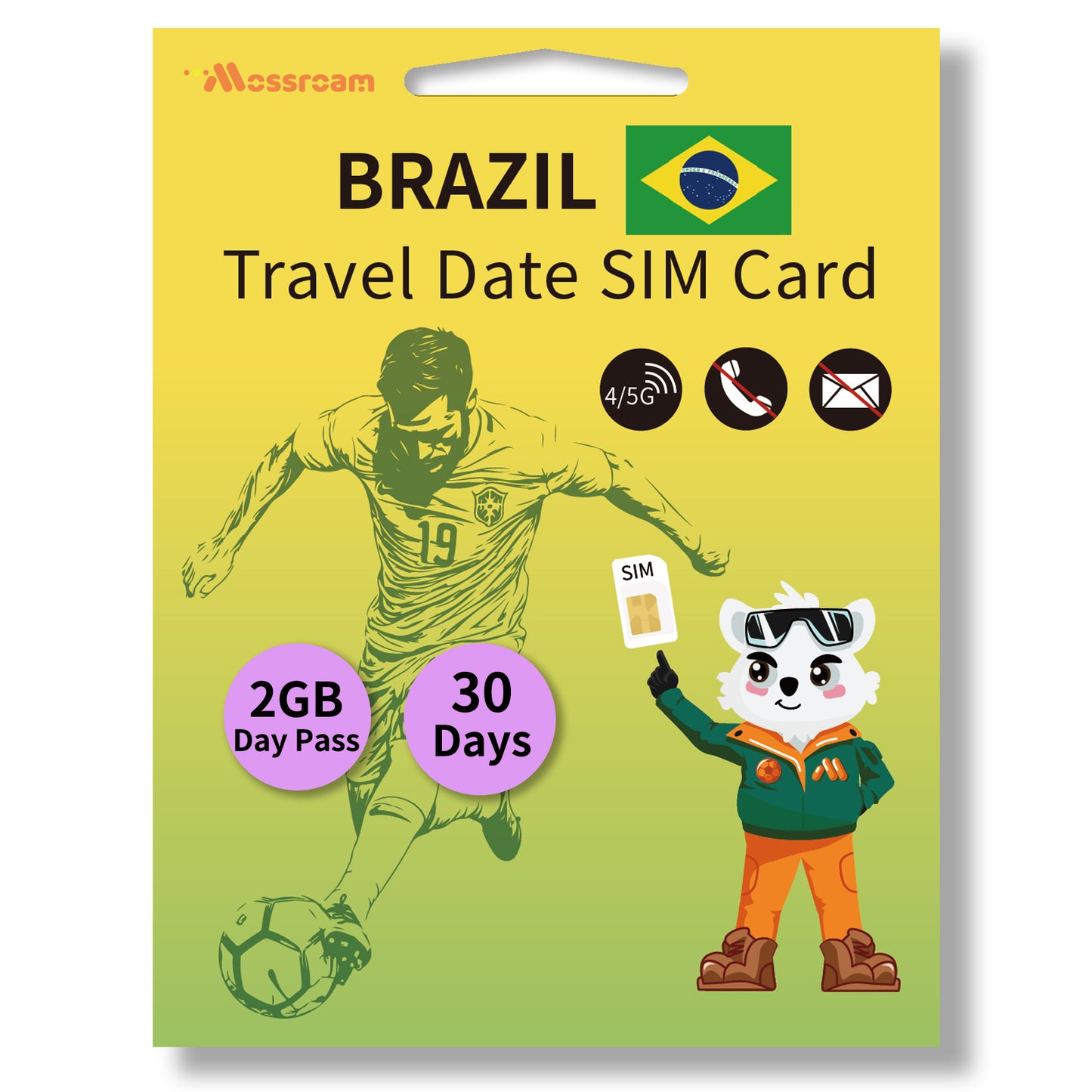 Brazil 3 in1 Data SIM Card