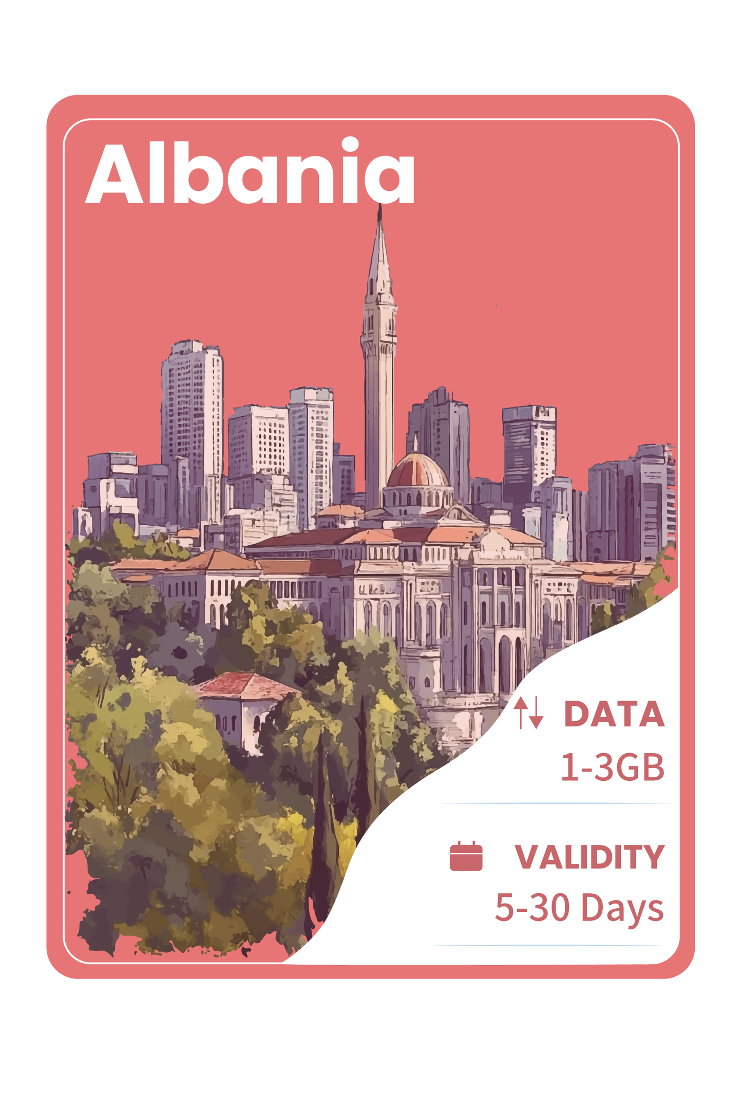 Albania eSIM Unlimited Data