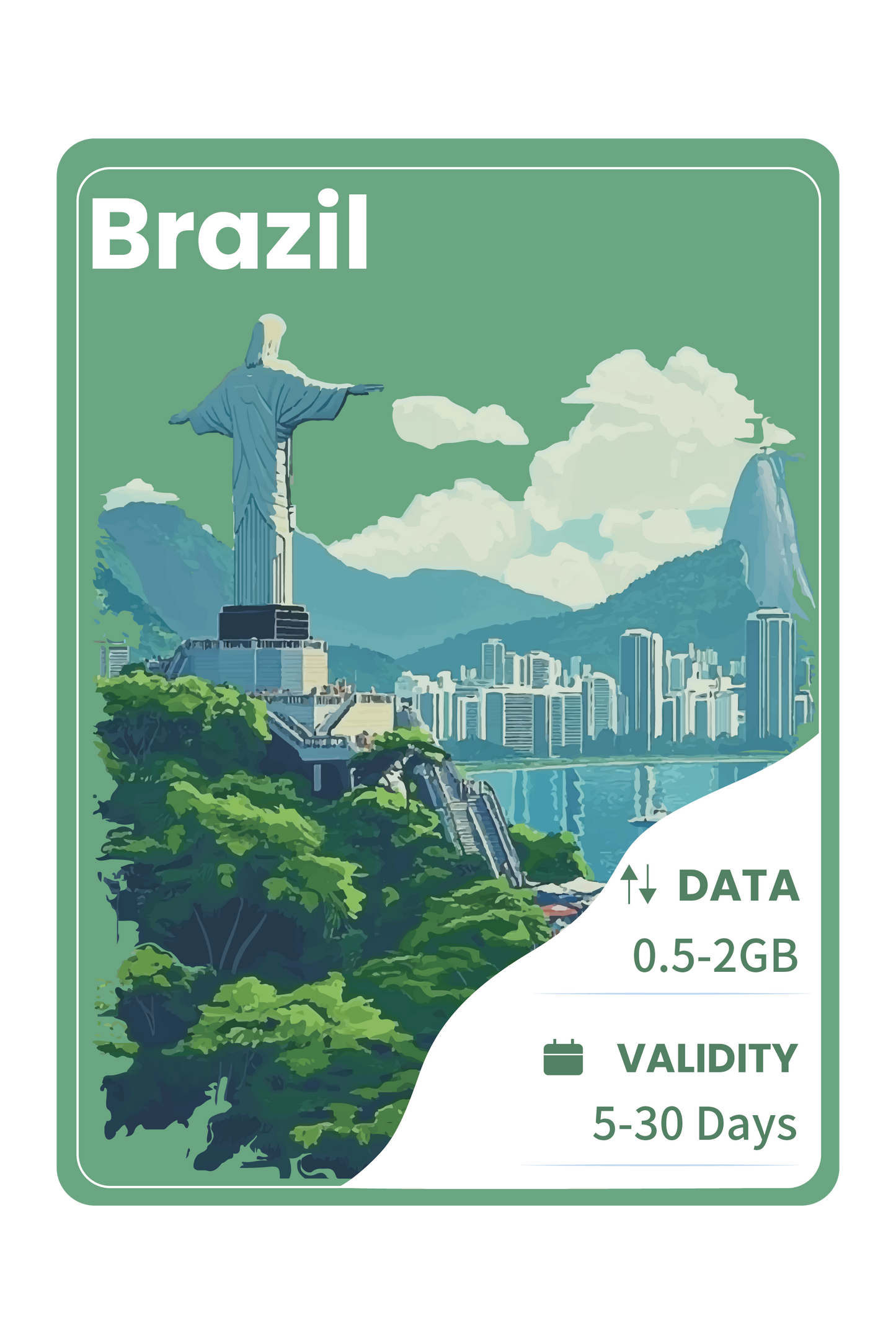 Brazil eSIM Unlimited Data