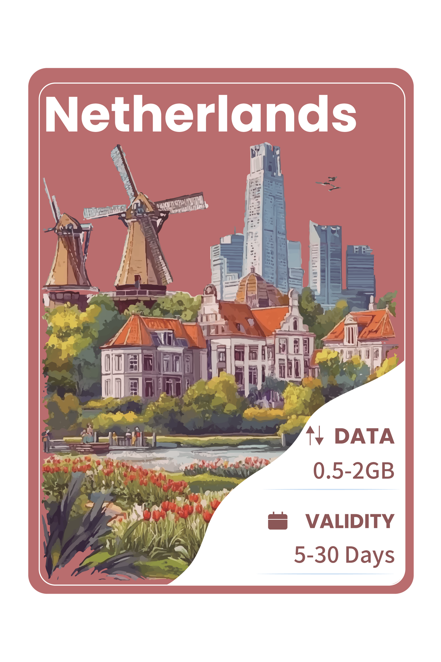 Netherlands eSIM Unlimited Data
