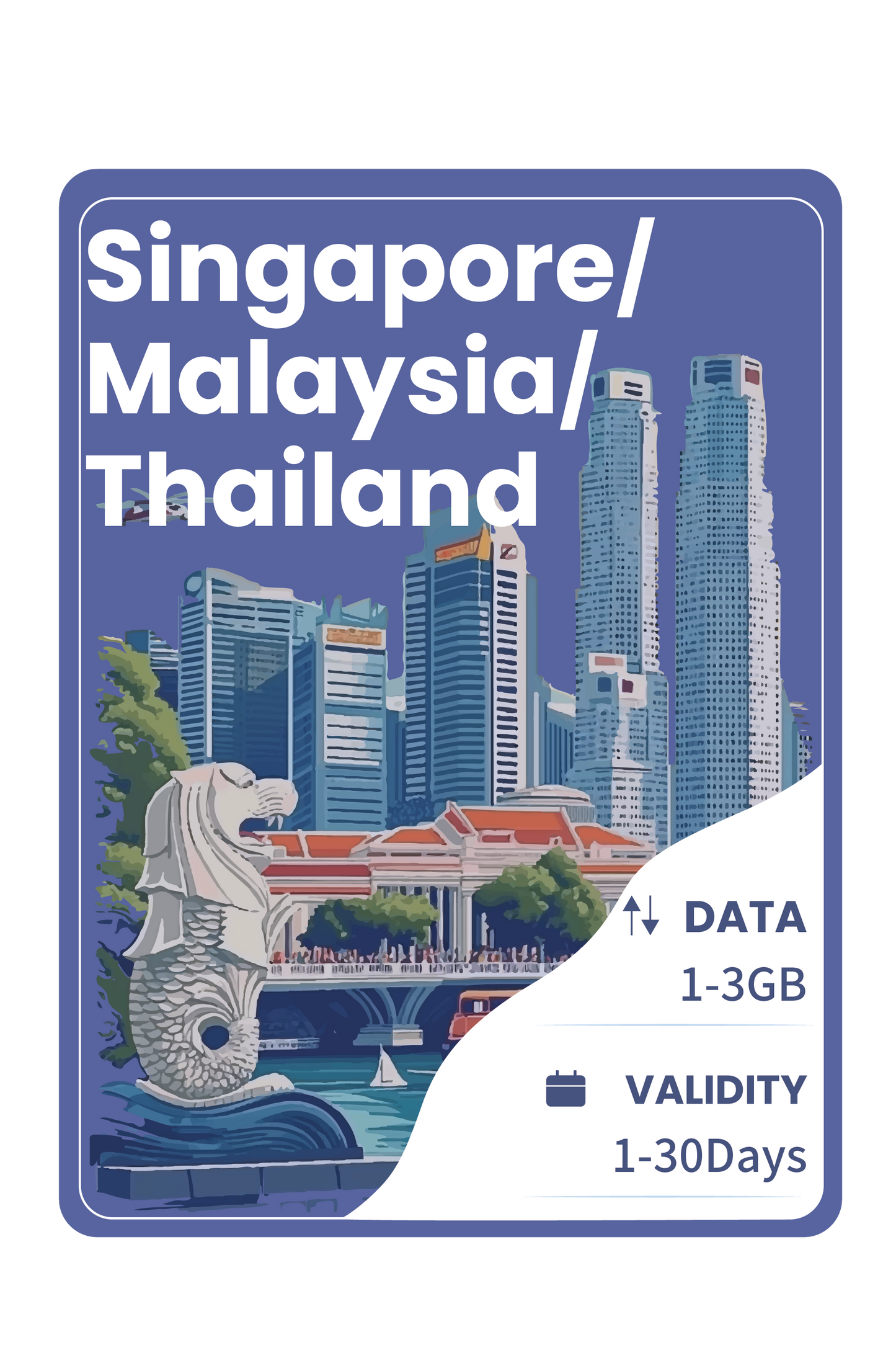 Sing/Malay/Thai eSIM Unlimited Data