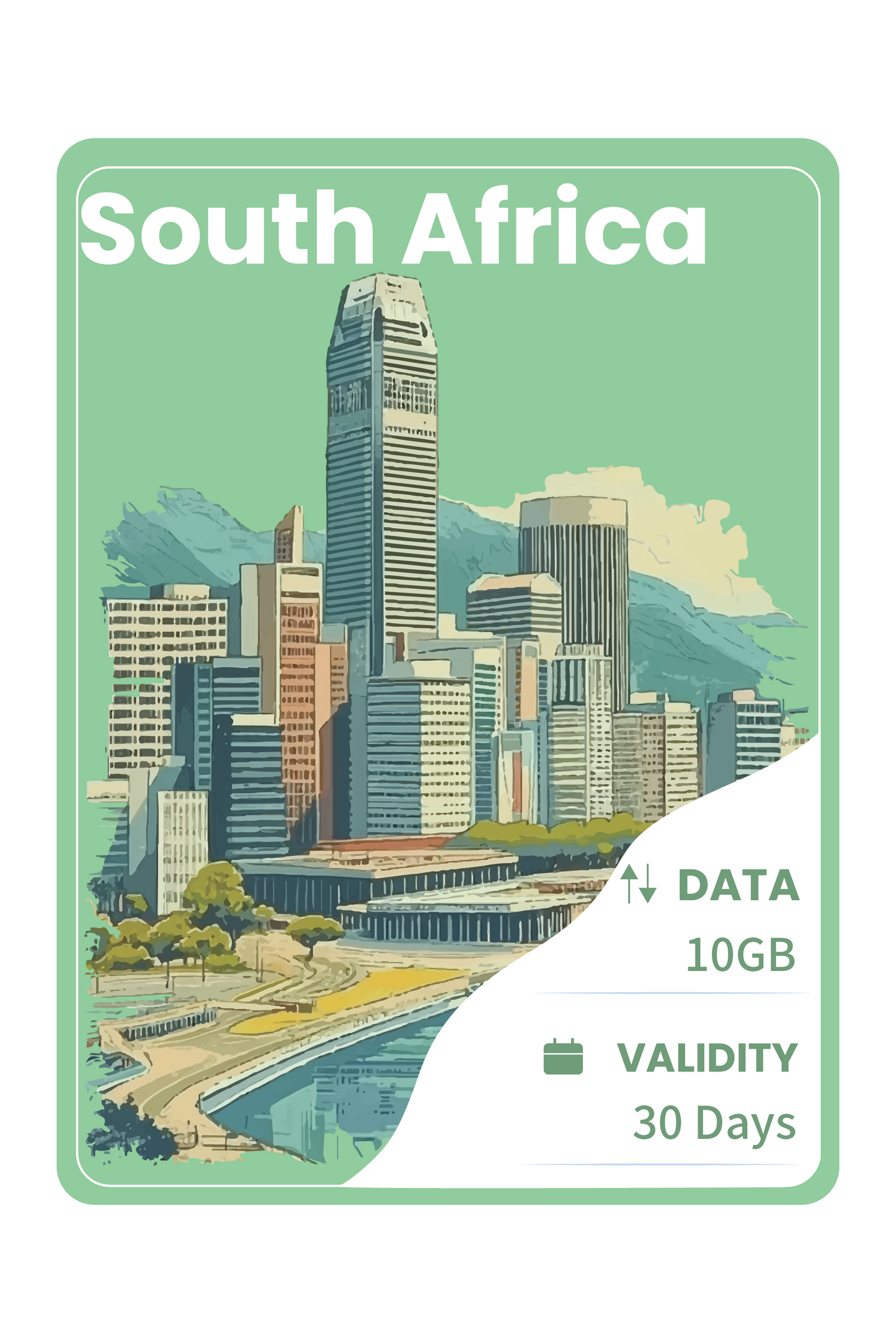 South Africa eSIM Data Package