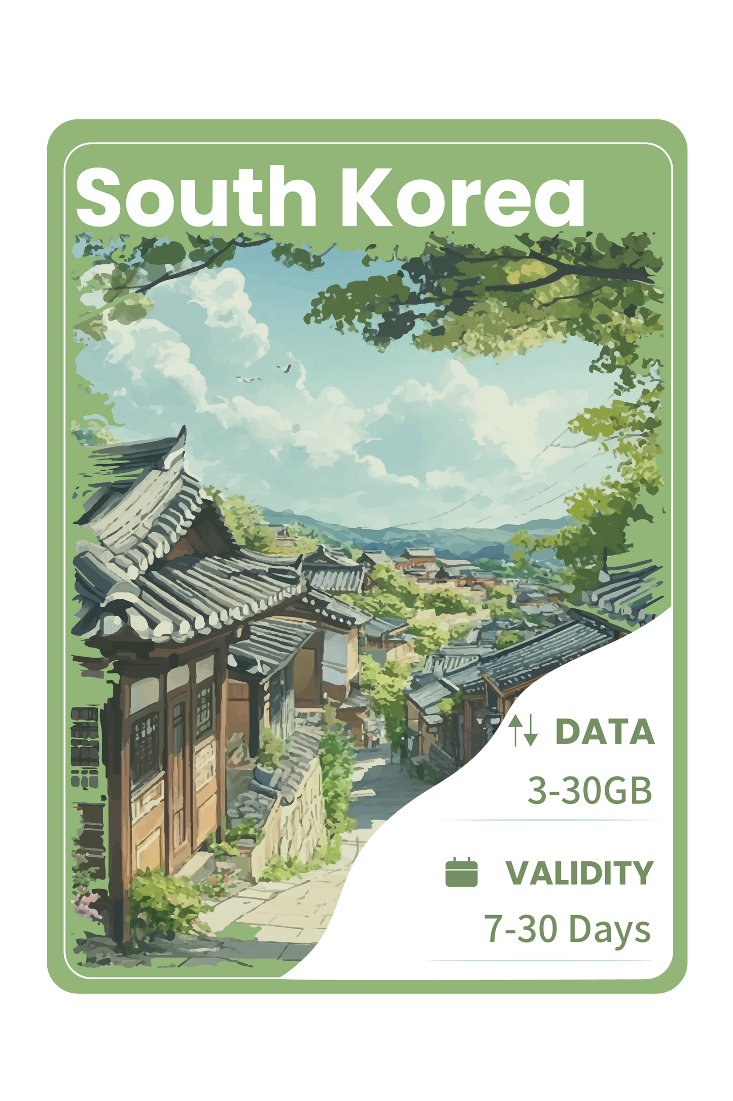 South Korea eSIM Data Package