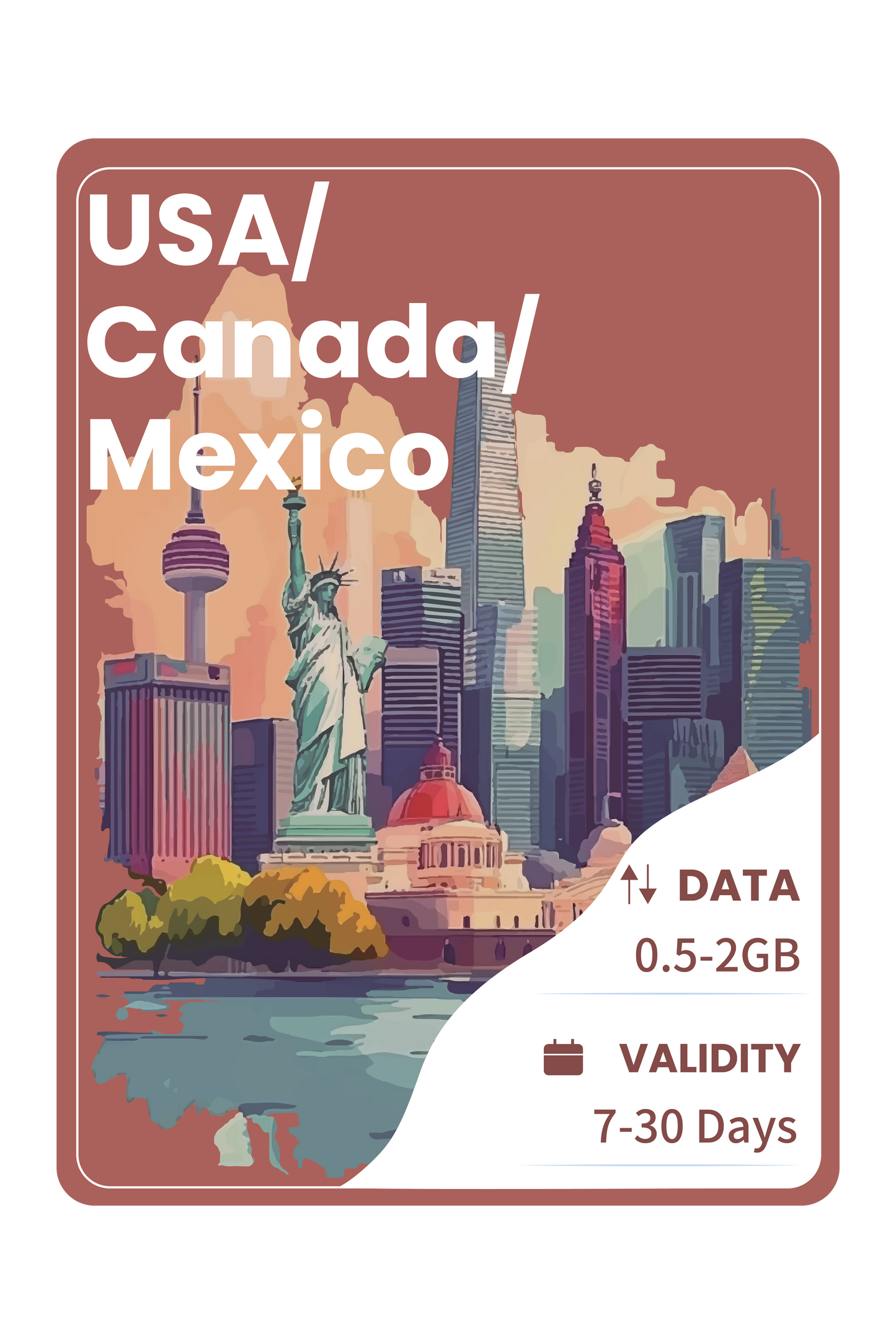 USA/Canada/Mexico eSIM Unlimited Data