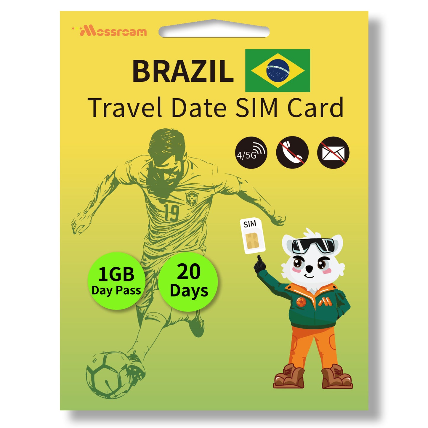 Brazil 3 in1  Data SIM Card