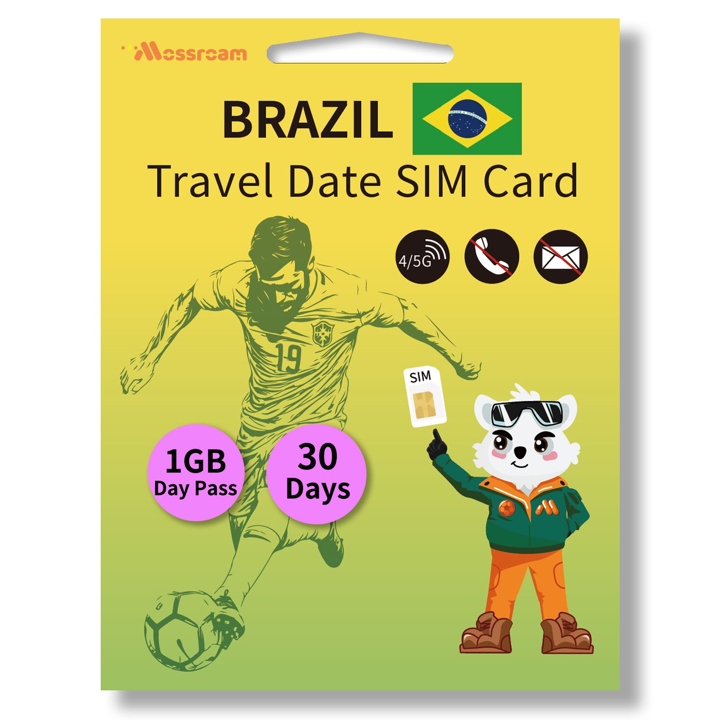 Brazil 3 in1  Data SIM Card