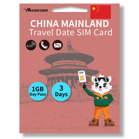 China Mainland 3-in-1 SIM Card