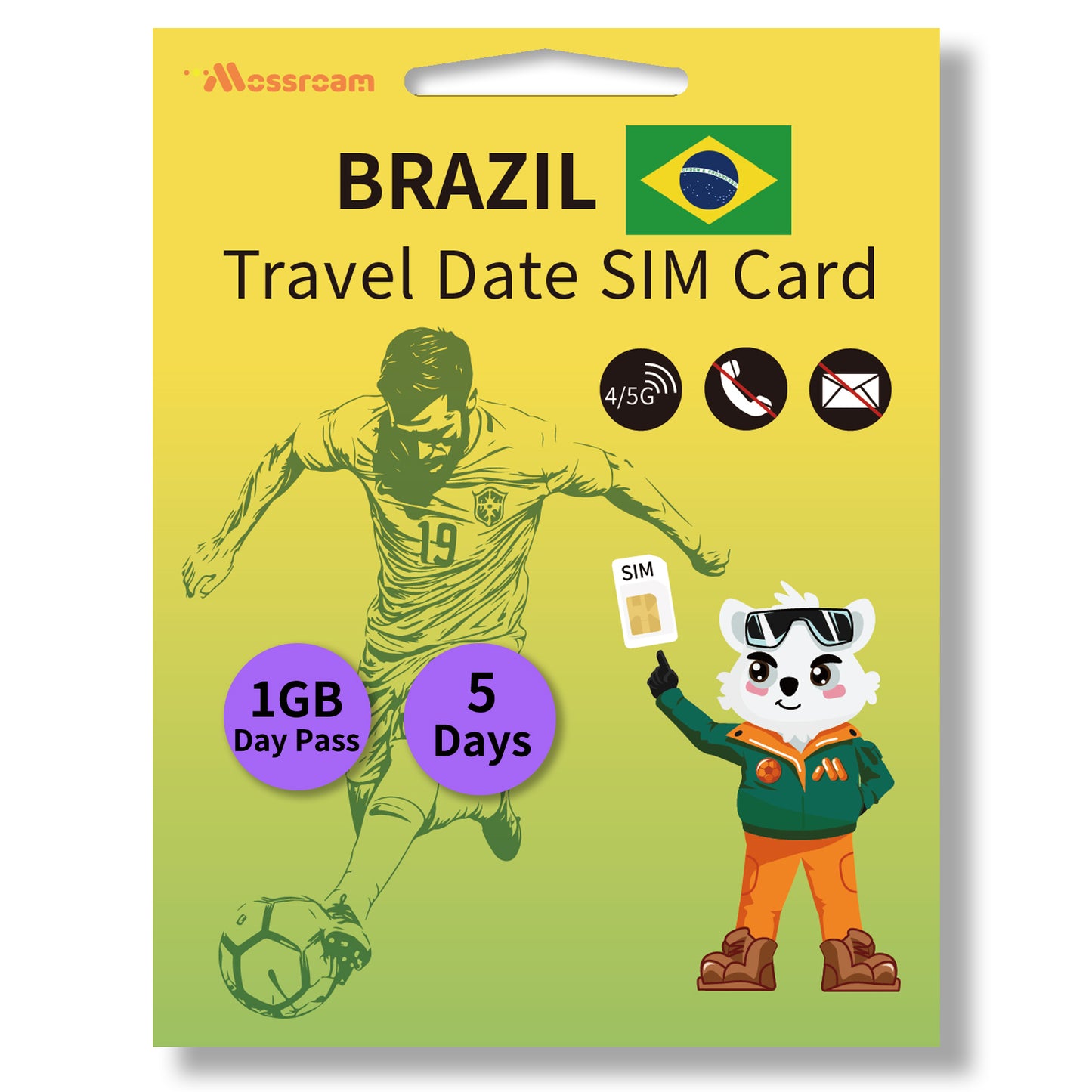 Brazil 3 in1  Data SIM Card