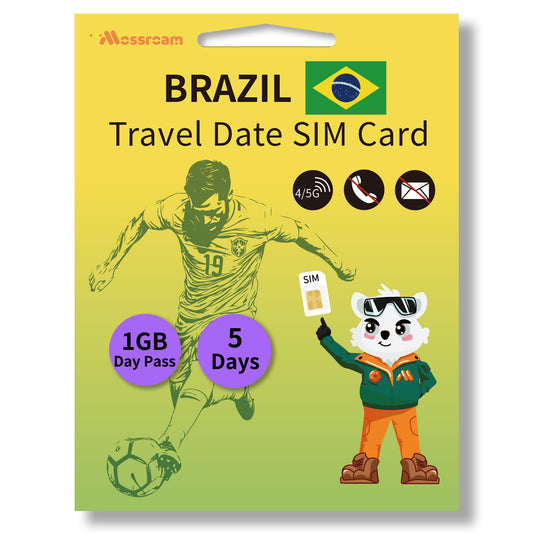 Brazil 3 in1  Data SIM Card