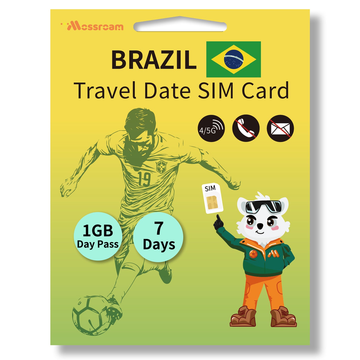 Brazil 3 in1  Data SIM Card
