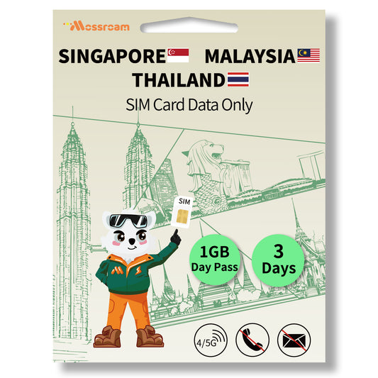 Singapore, Malaysia, Thailand Data SIM Card