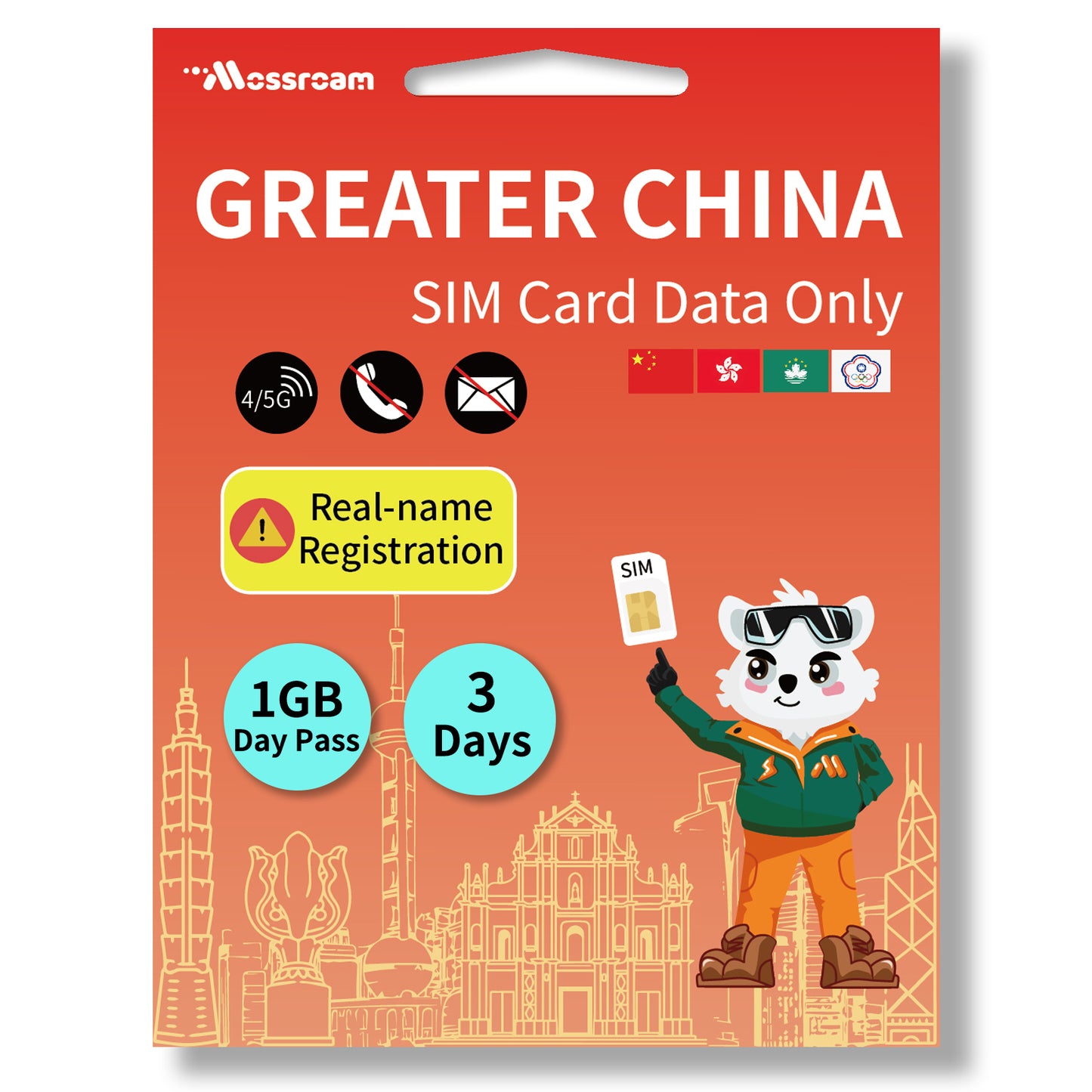 Greater China SIM Card