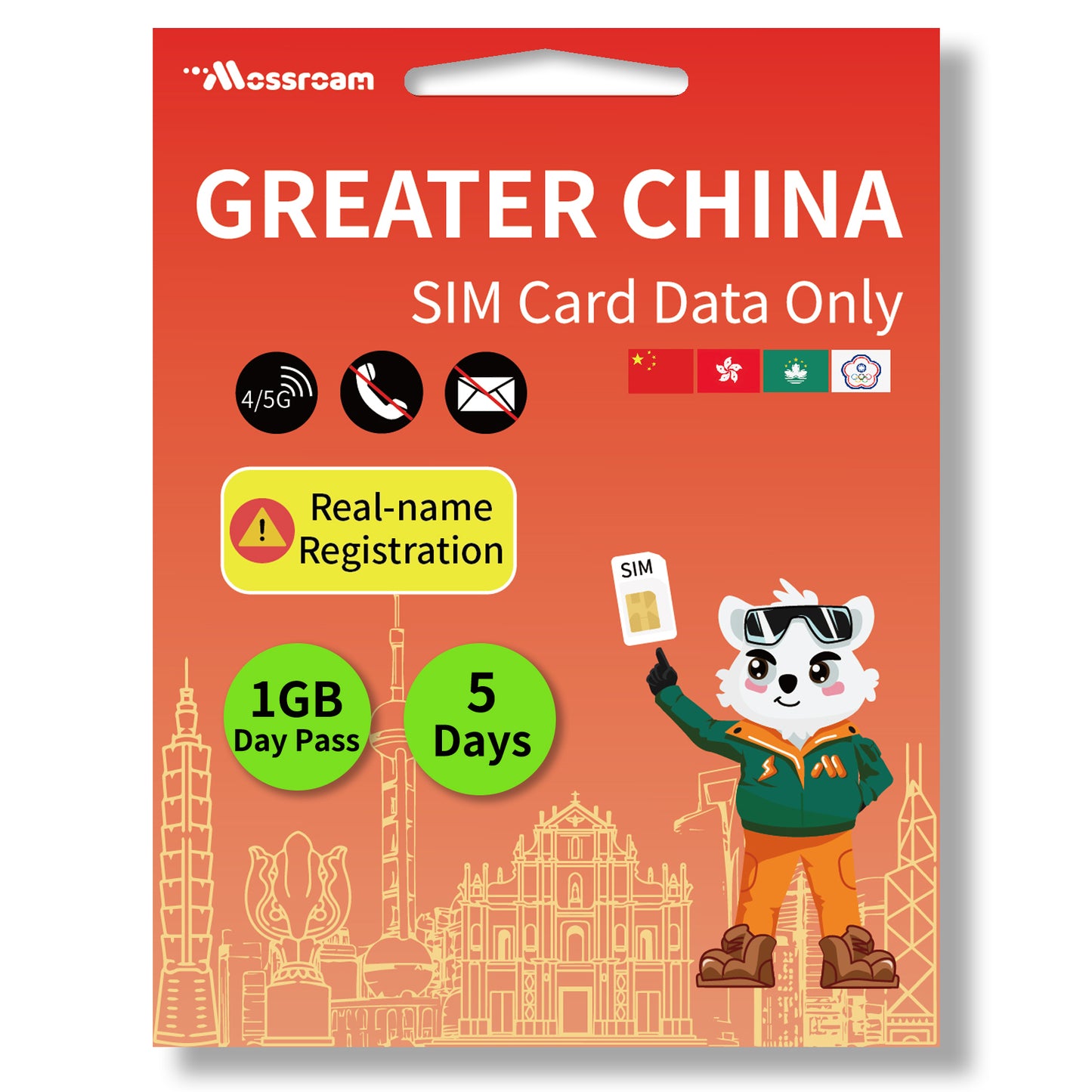 Greater China SIM Card