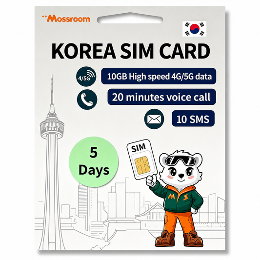 South Korea Travel SIM Card – Calls, SMS & Data