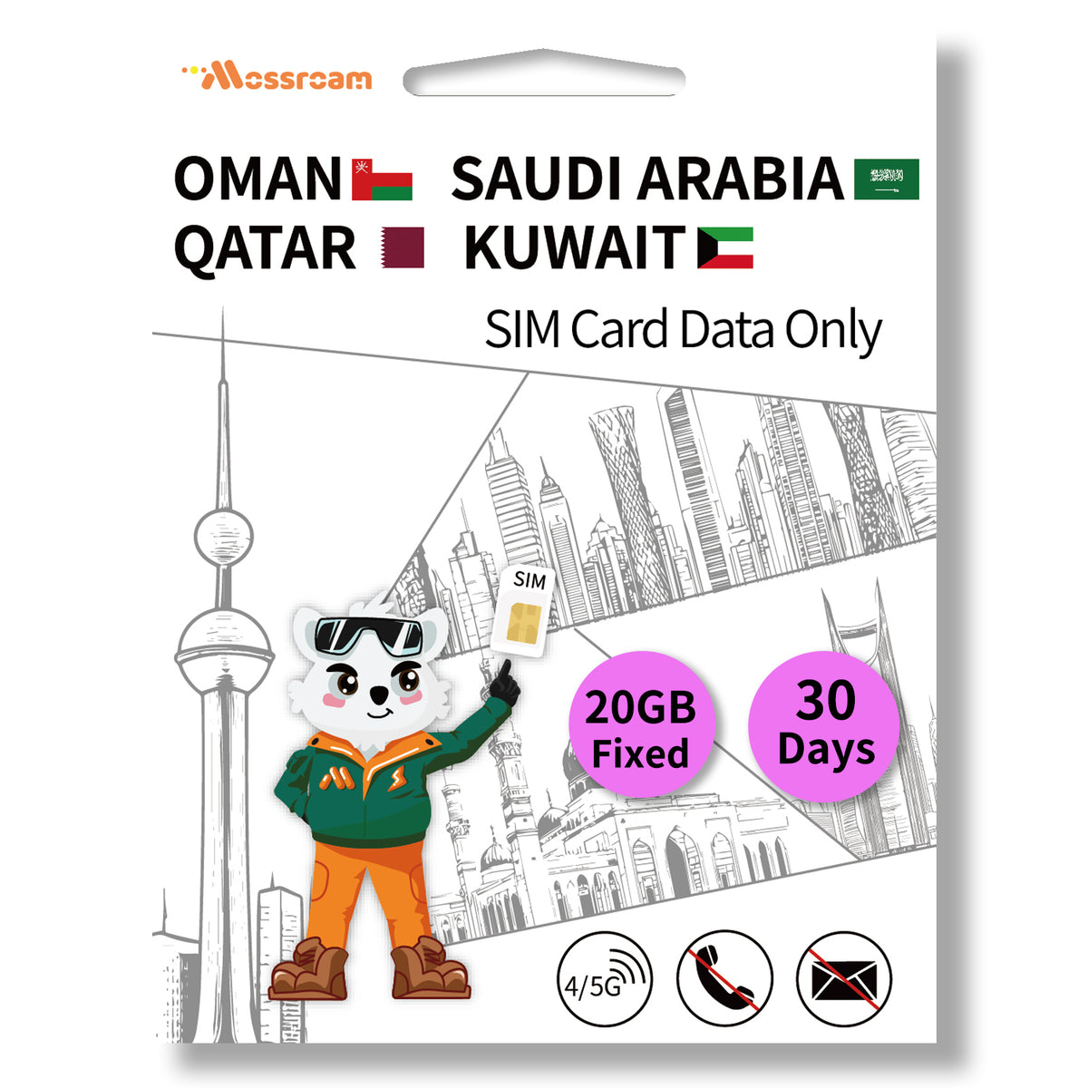 Gulf 6 Countries Data SIM