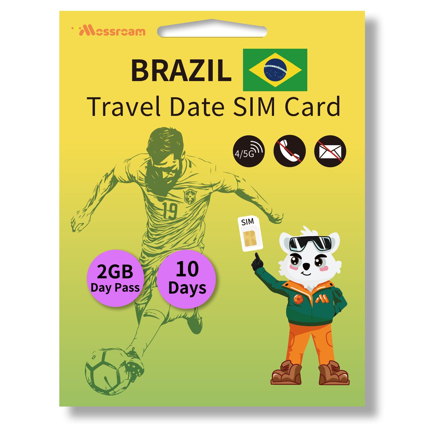 Brazil 3 in1  Data SIM Card