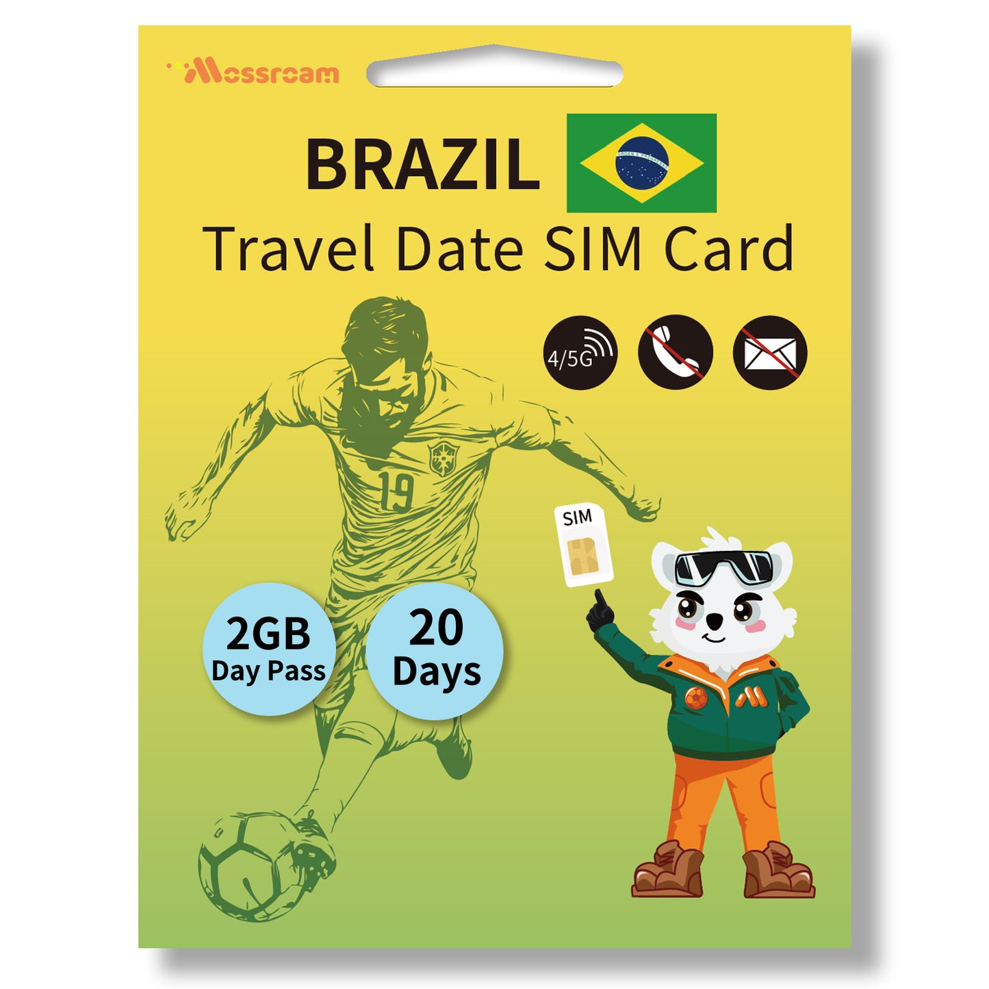 Brazil 3 in1  Data SIM Card