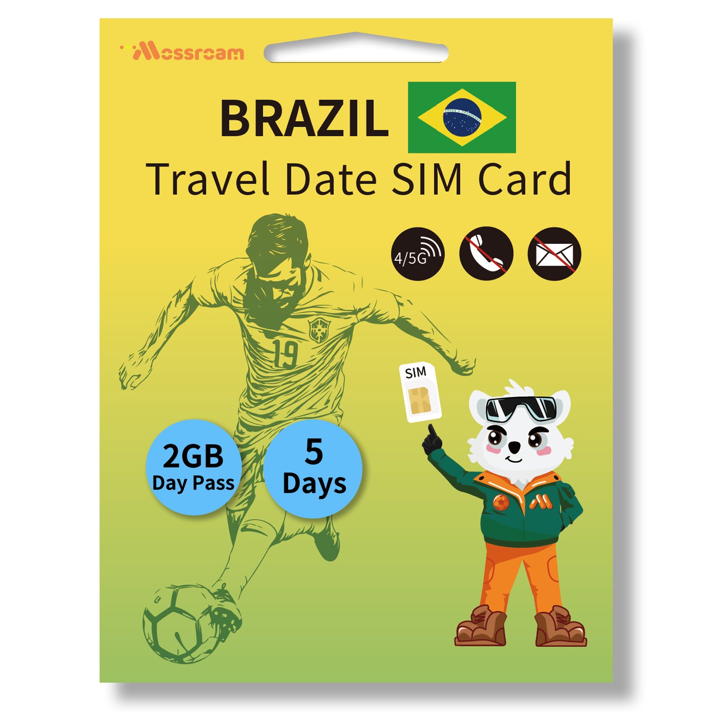 Brazil 3 in1  Data SIM Card