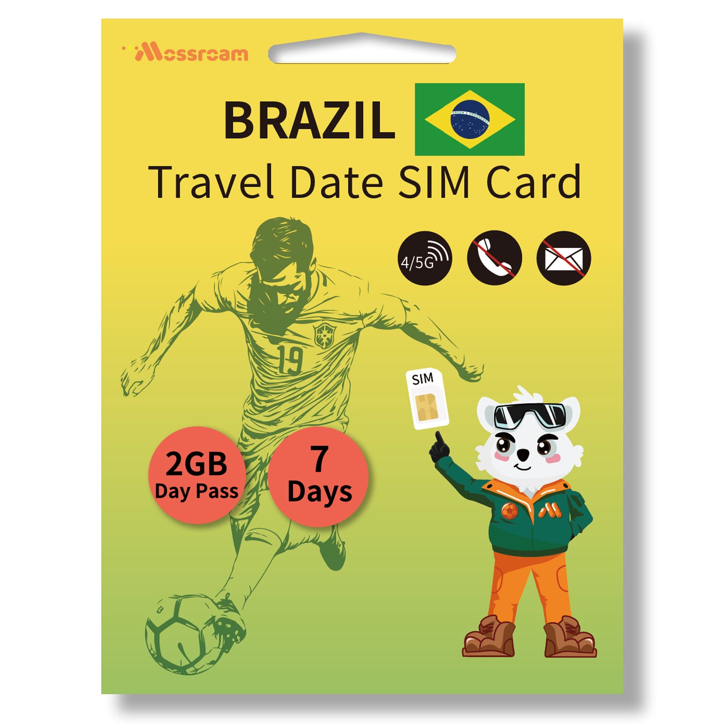 Brazil 3 in1  Data SIM Card