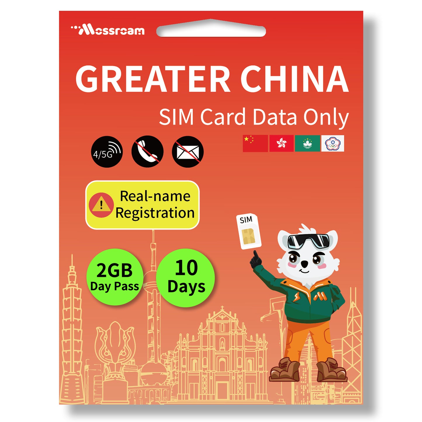 Greater China SIM Card