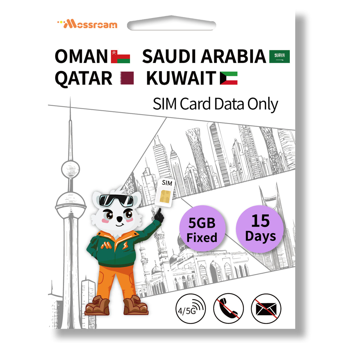 Gulf 6 Countries Data SIM