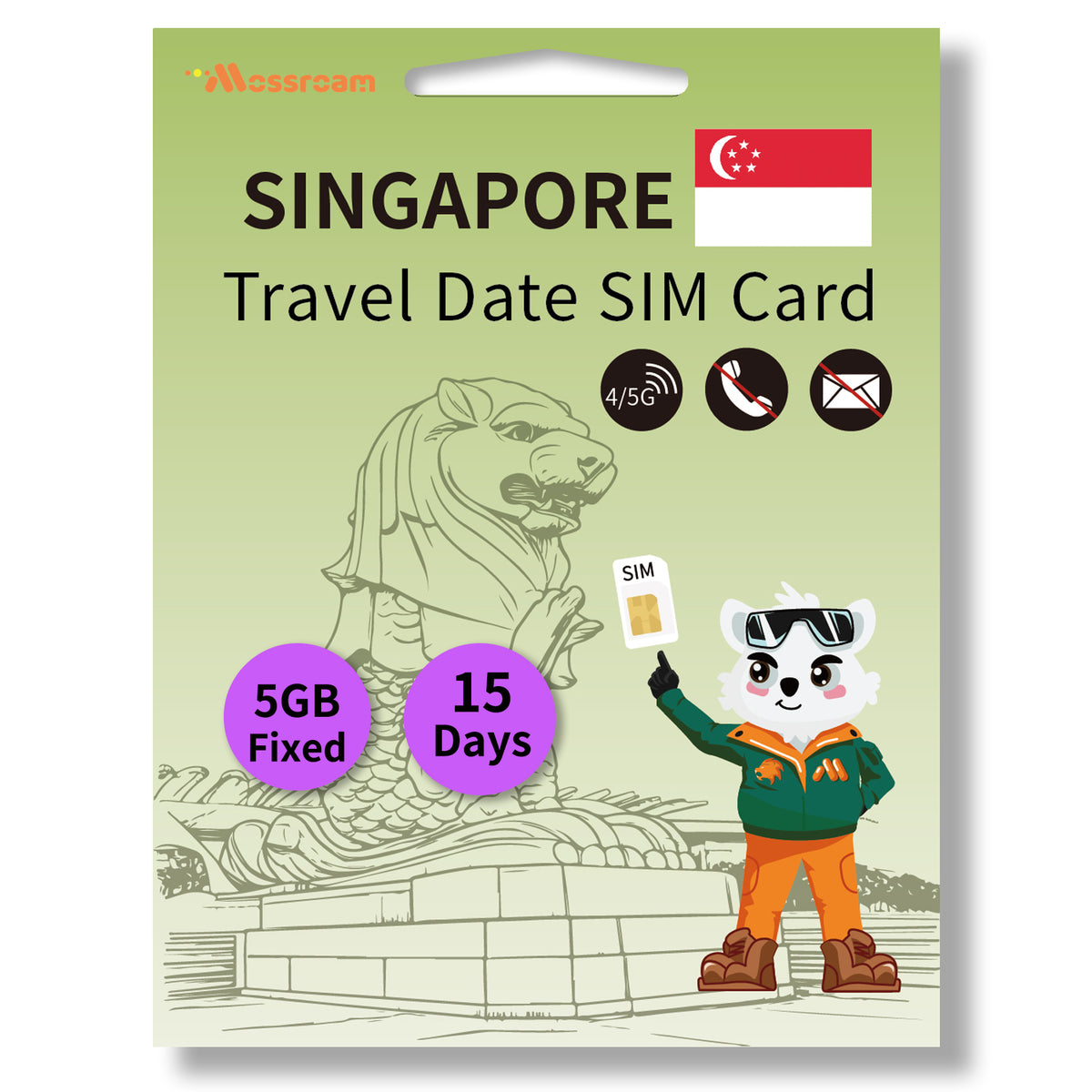 Singapore Physical SIM Card- Perfect for Tourists & Travelers