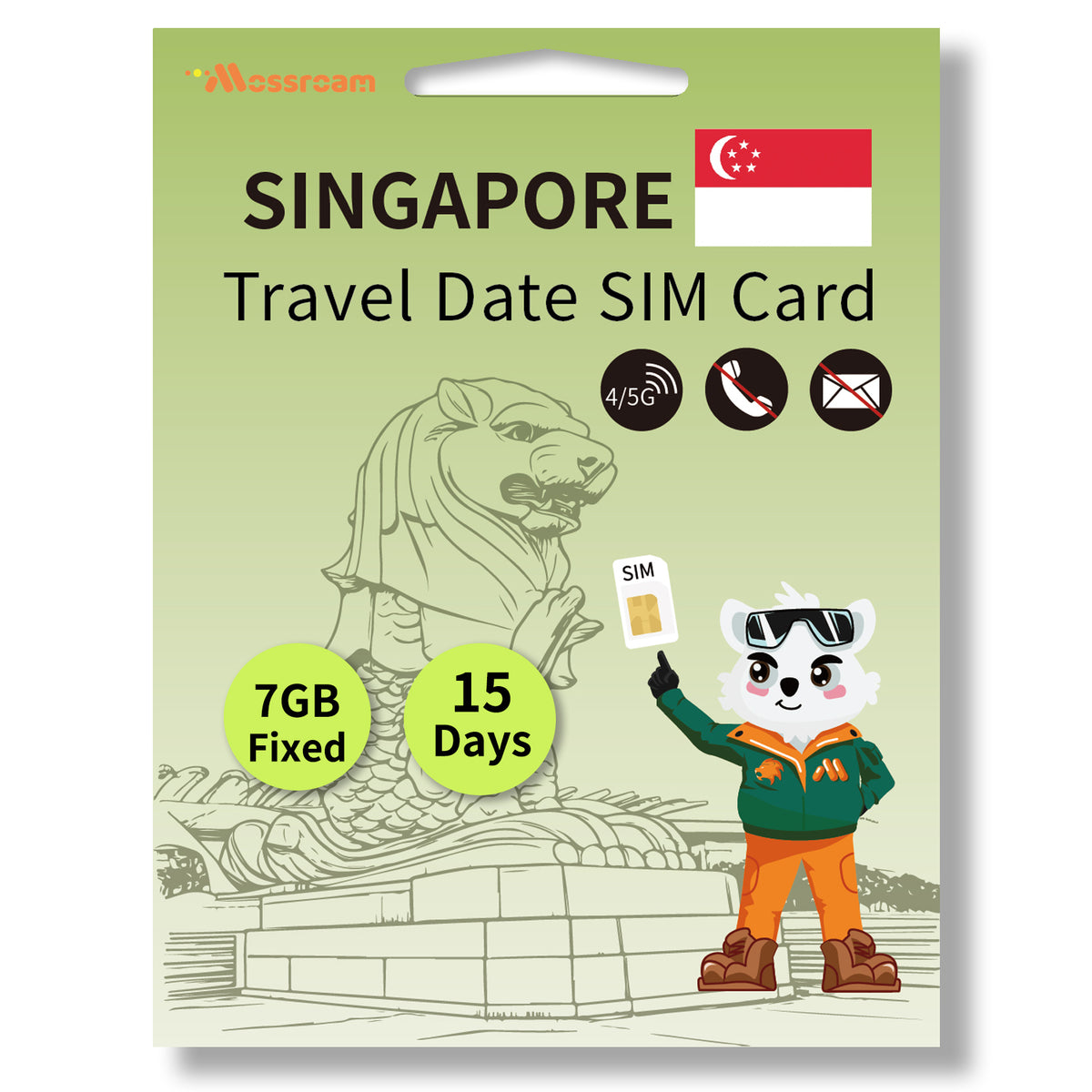 Singapore Physical SIM Card- Perfect for Tourists & Travelers