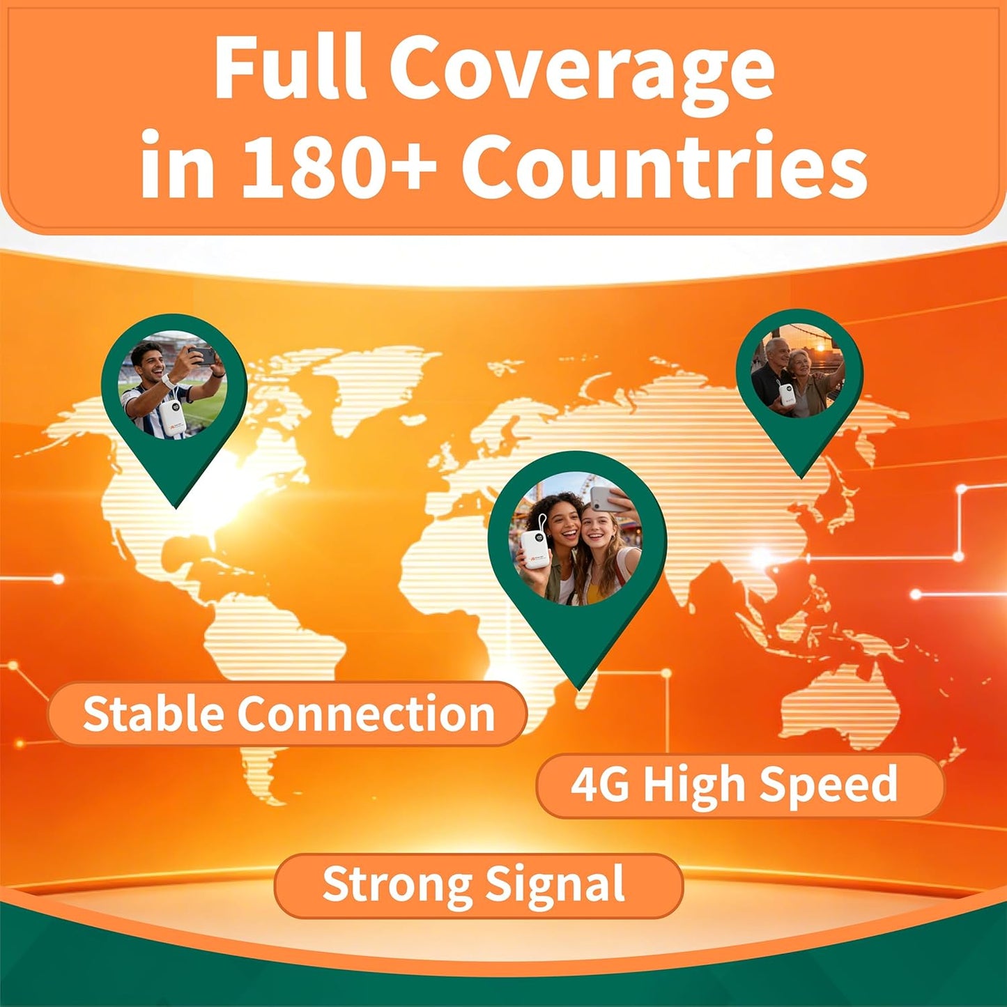 Prepaid SIM Card for Travel | Physical eSIM Adapter with 1GB Free Global Data | 180+ Countries 5G/4G LTE Data Only SIM Card | Reusable & Writeable for Unlocked Phones, Hotspots Support