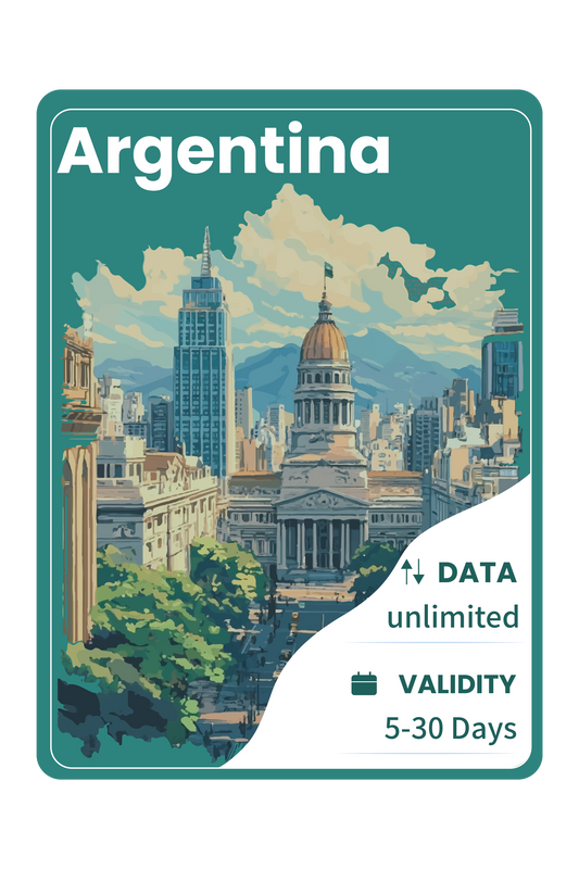 Argentina eSIM Unlimited Data