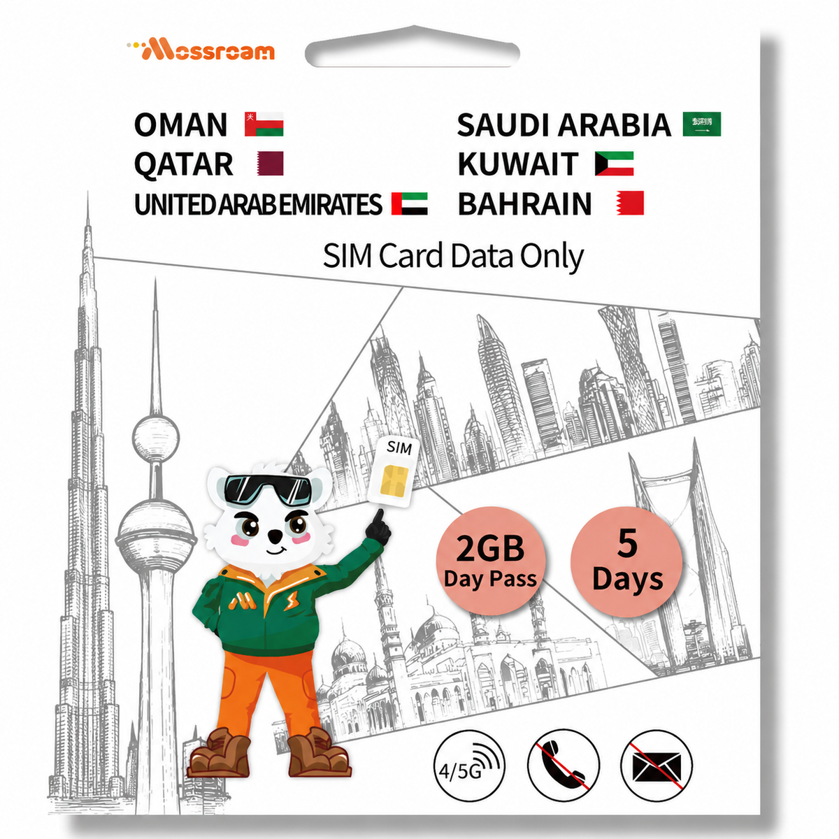 Gulf 6 Countries Data SIM
