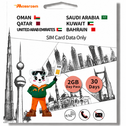 Gulf 6 Countries Data SIM