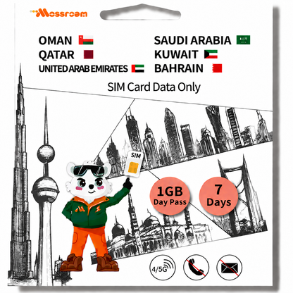 Gulf 6 Countries Data SIM