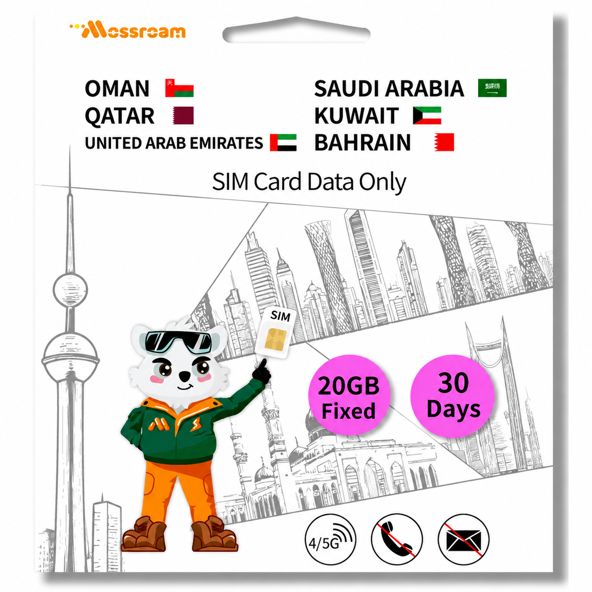 Gulf 6 Countries Data SIM