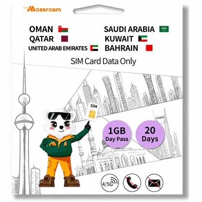 Gulf 6 Countries Data SIM