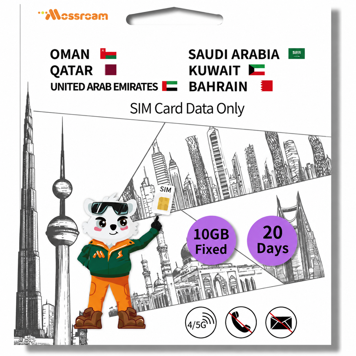Gulf 6 Countries Data SIM