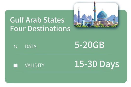 Gulf Arab States Four Destinations Data Package