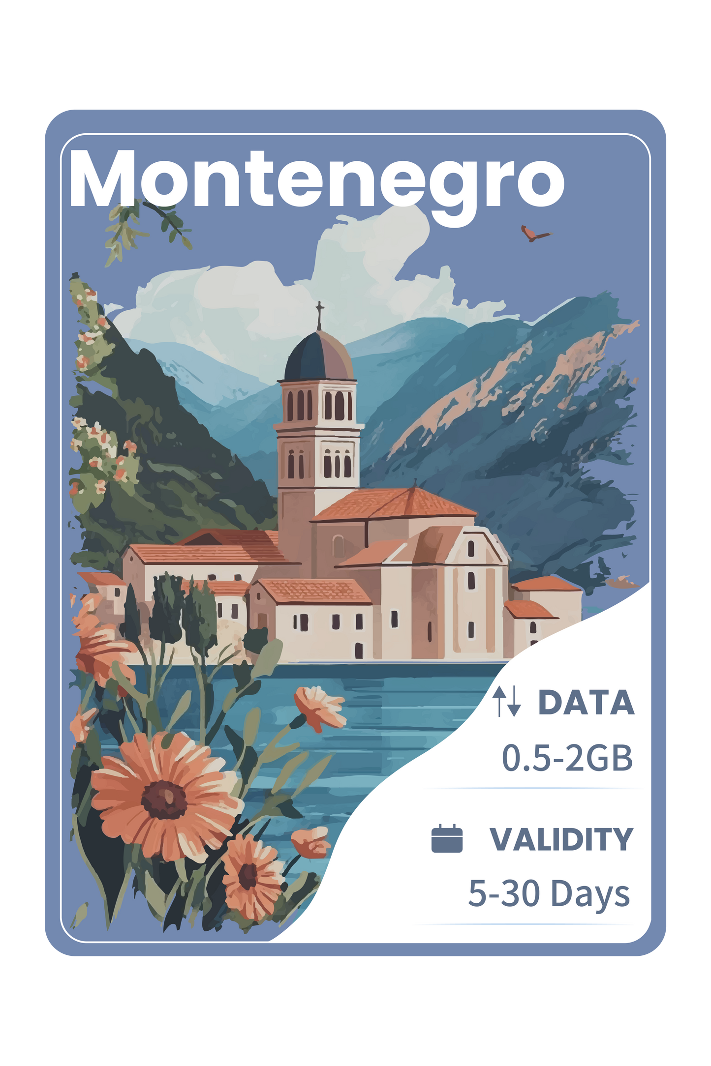 Montenegro eSIM Unlimited Data